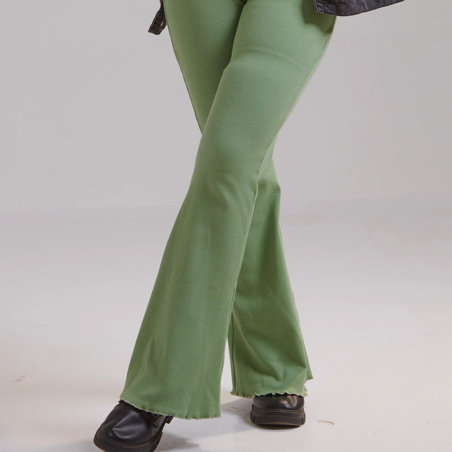 Essential Rib Pistachio Green Set
