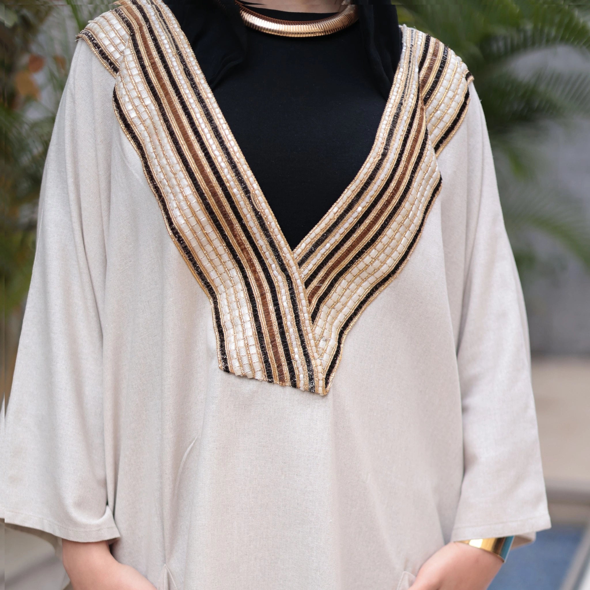 Linen and Luster Top