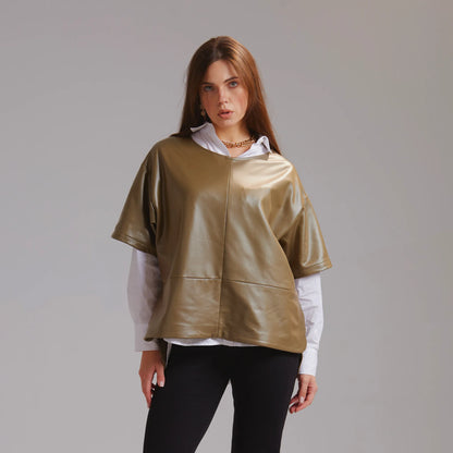 Essential Leather Layer In Green