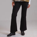 The Core Rib Flare Pant Black