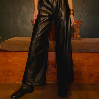 Onyx Luxe Leather Pants