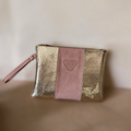The Cashmere & Gold Clutch