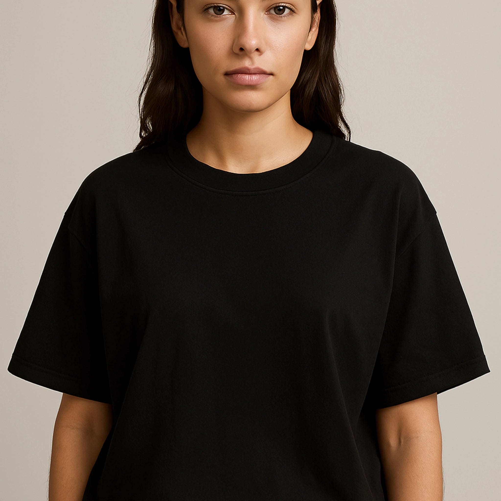 The Oversized Black Tee