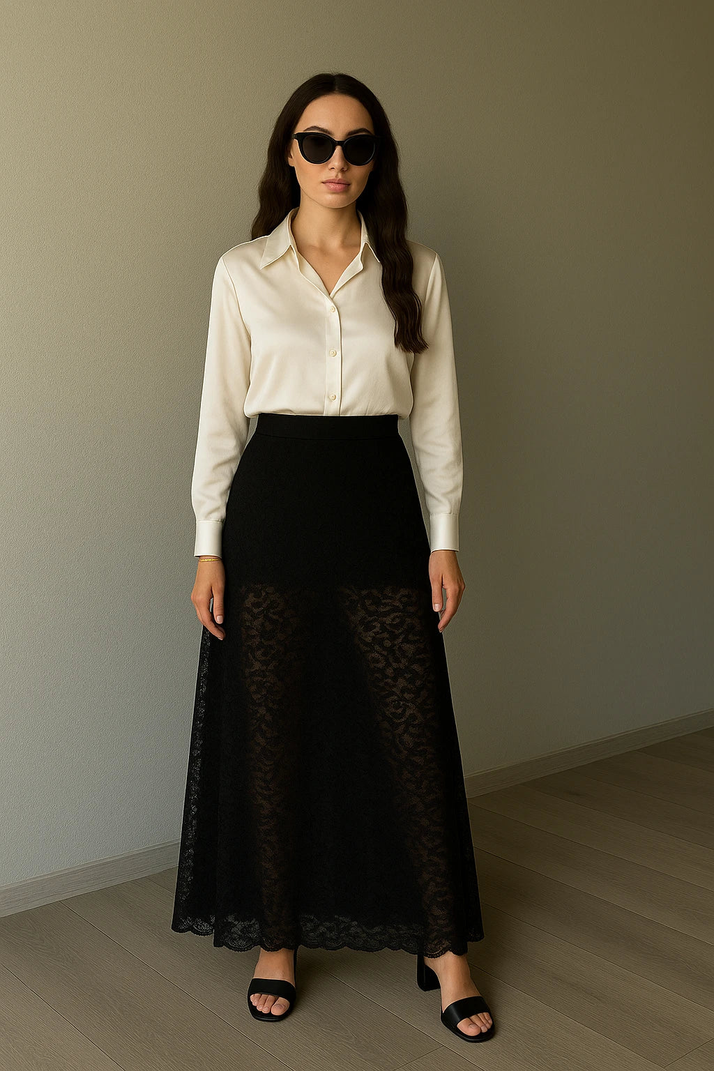 Allure Lace Maxi Skirt