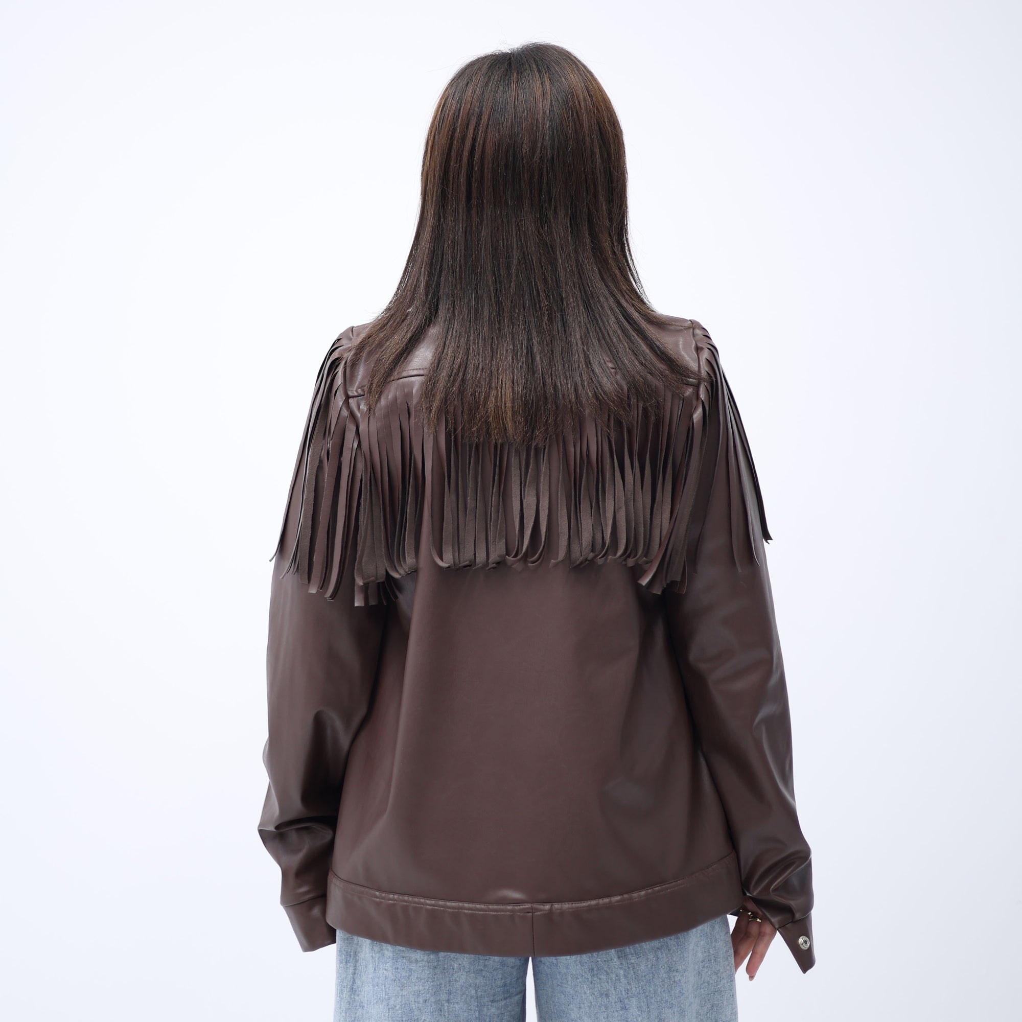 Rust Mirage Fringe Jacket