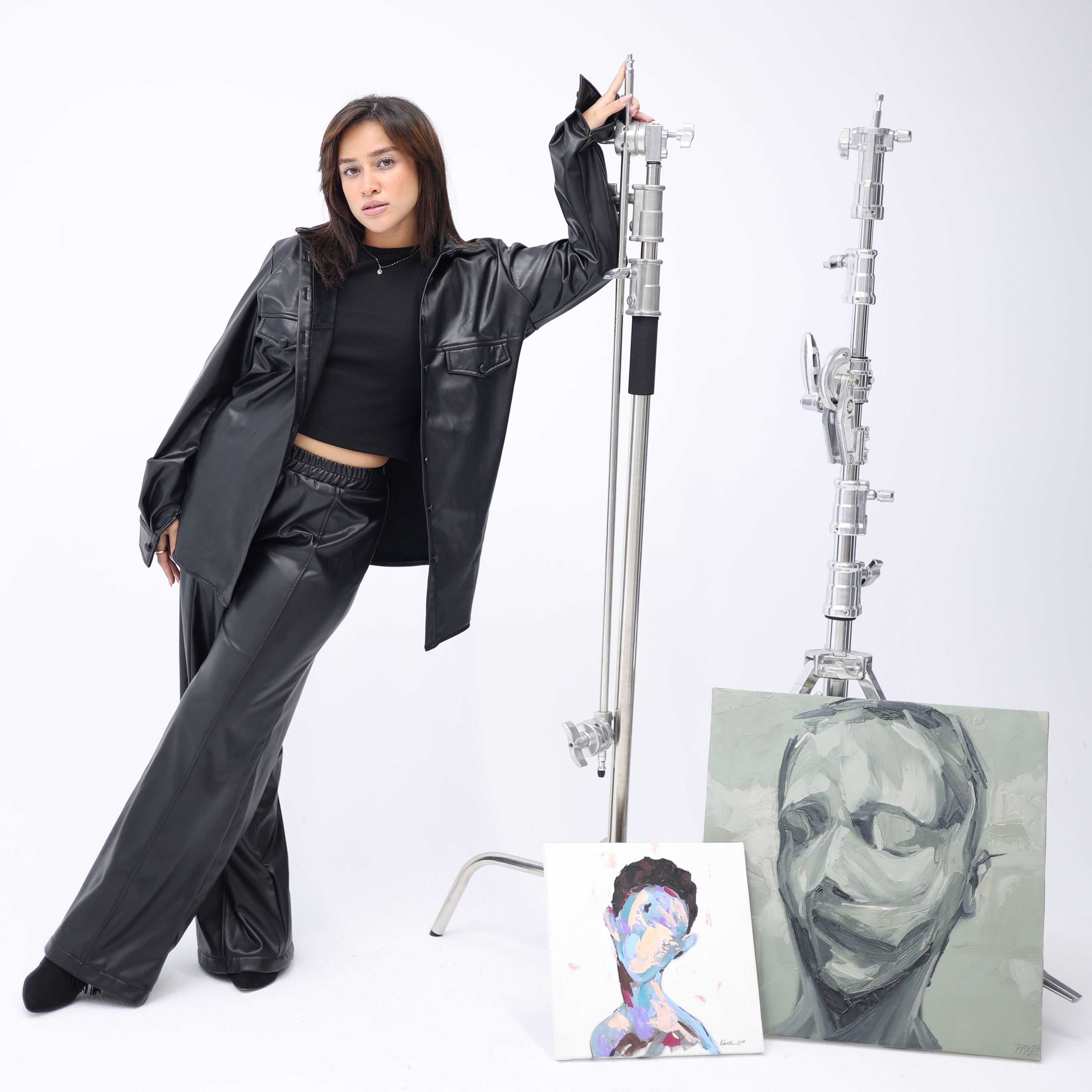 Noir Eclipse Leather Set