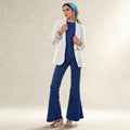 Essential Rib Cotton Set In Blue