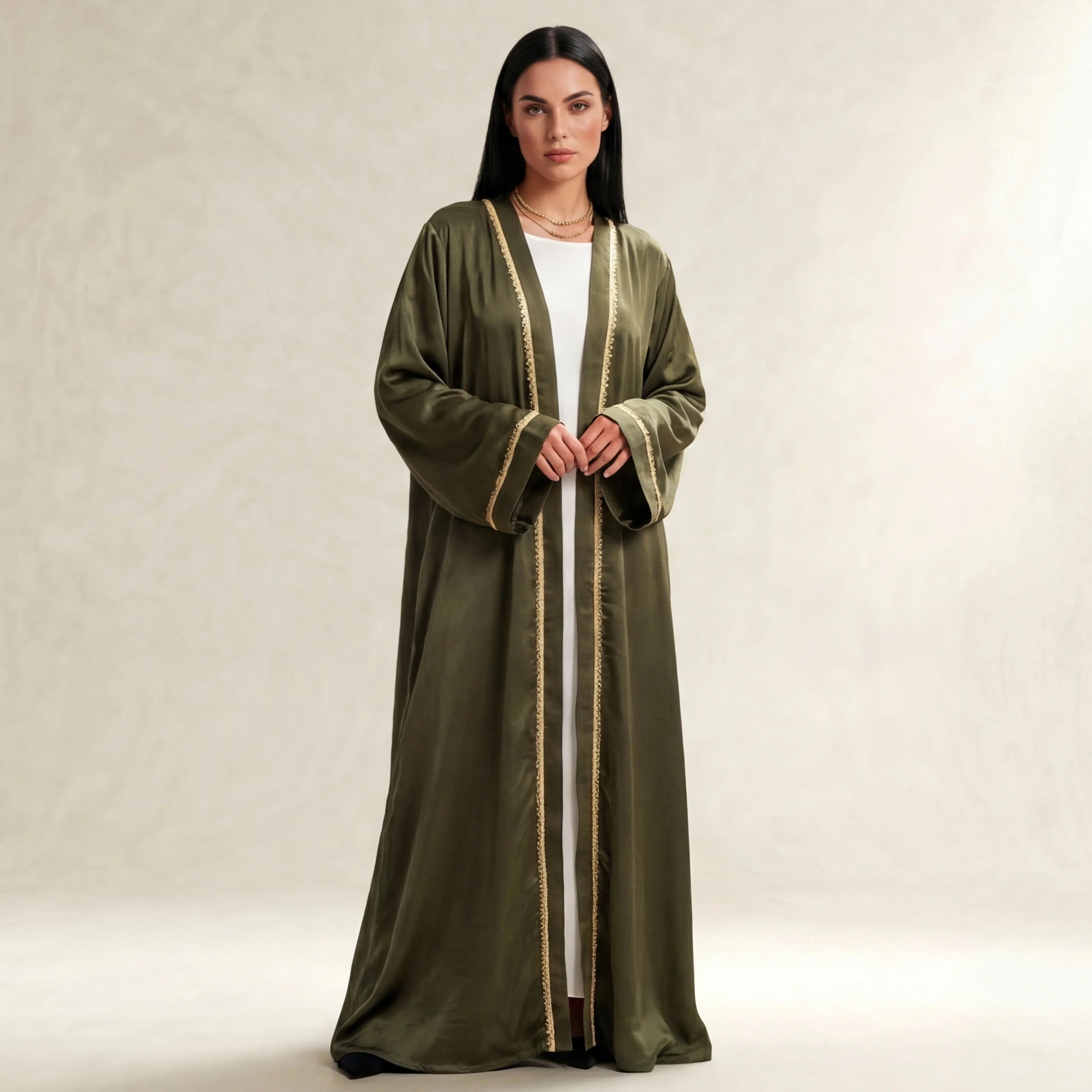 Olive Mirage Abaya