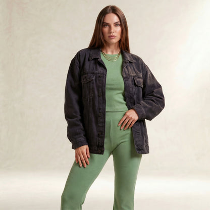 The Essential Rib Tank - Pistachio Green