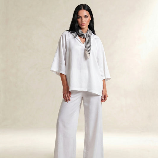 The Linen Breeze Set White