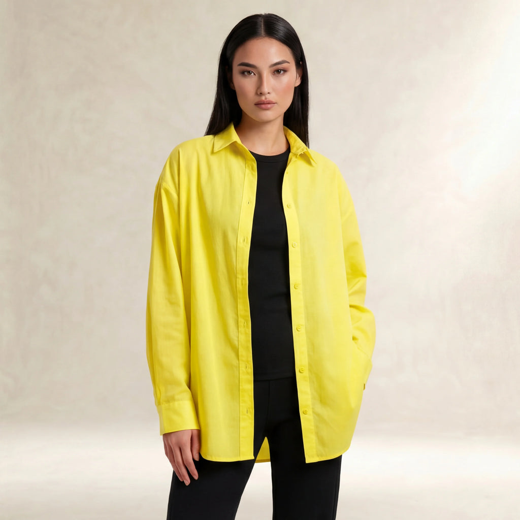 The Oversized Shirt Yellow