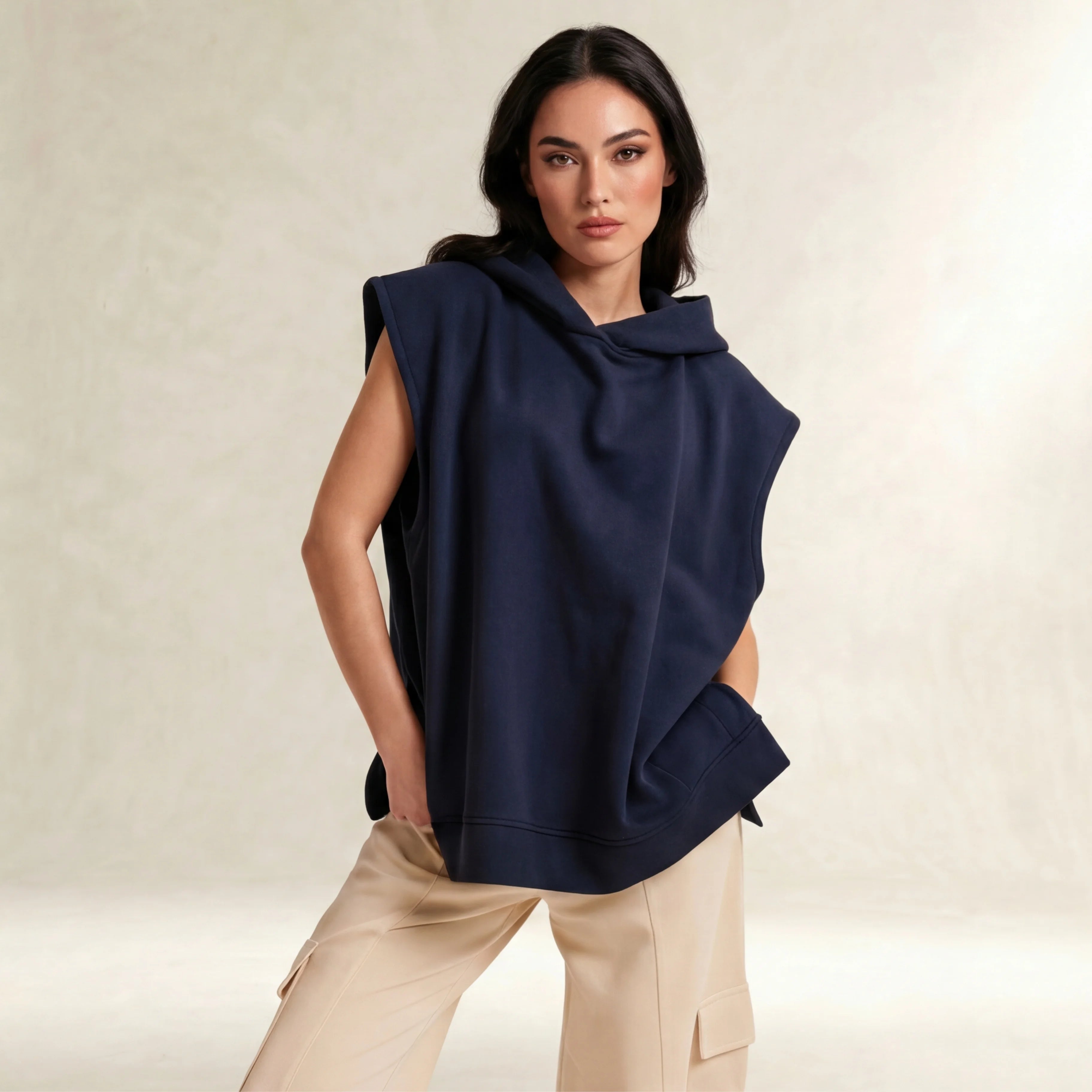 The Oversized Soul Hoodie Navy