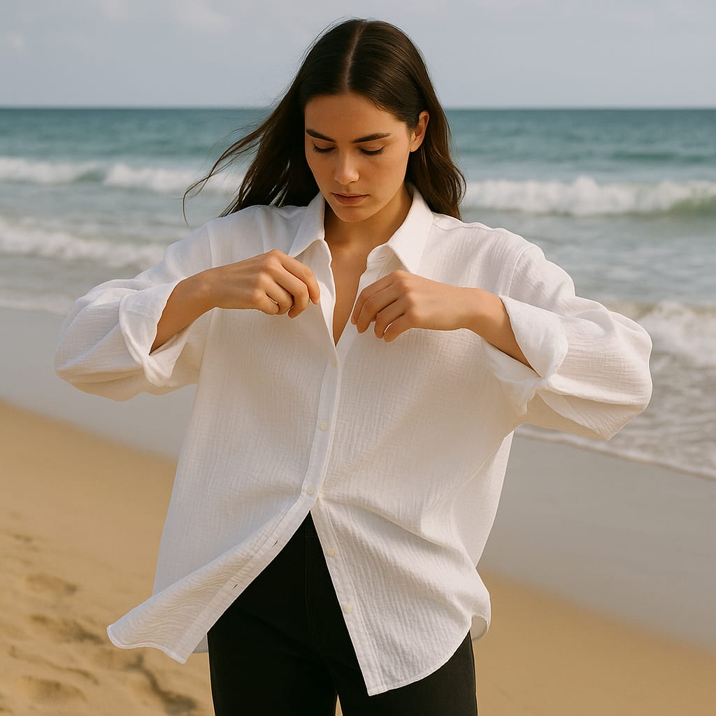 The Essential Oversized Cotton Shirt – White