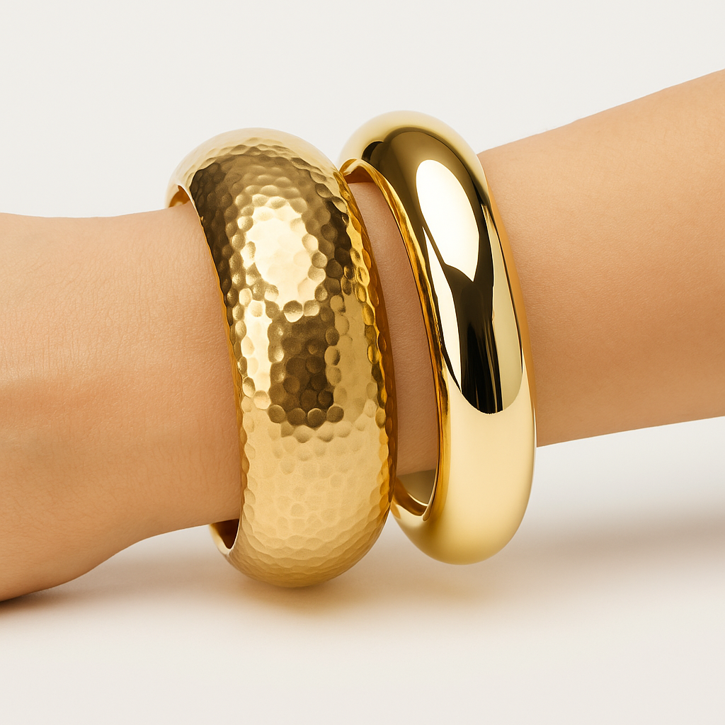 SunGleam Gold Bangle