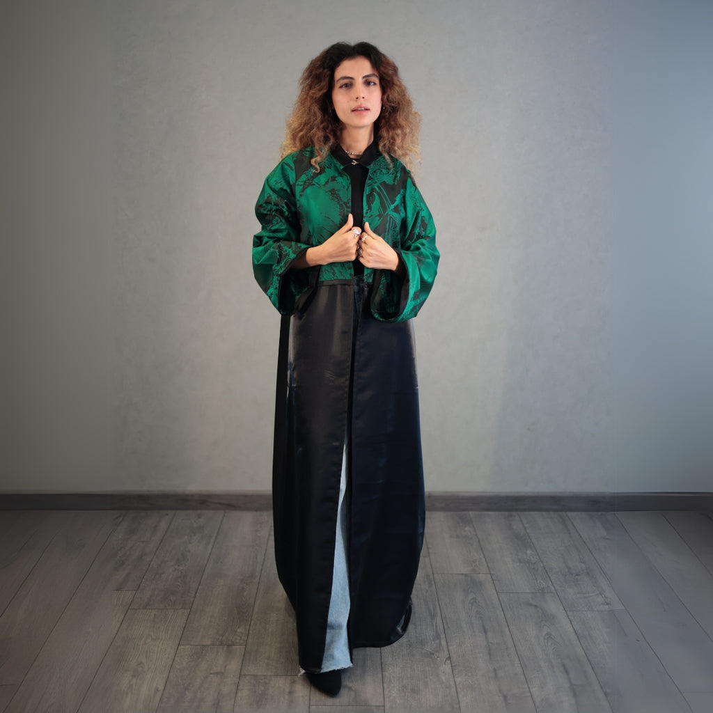 Emerald Elegance Kaftan