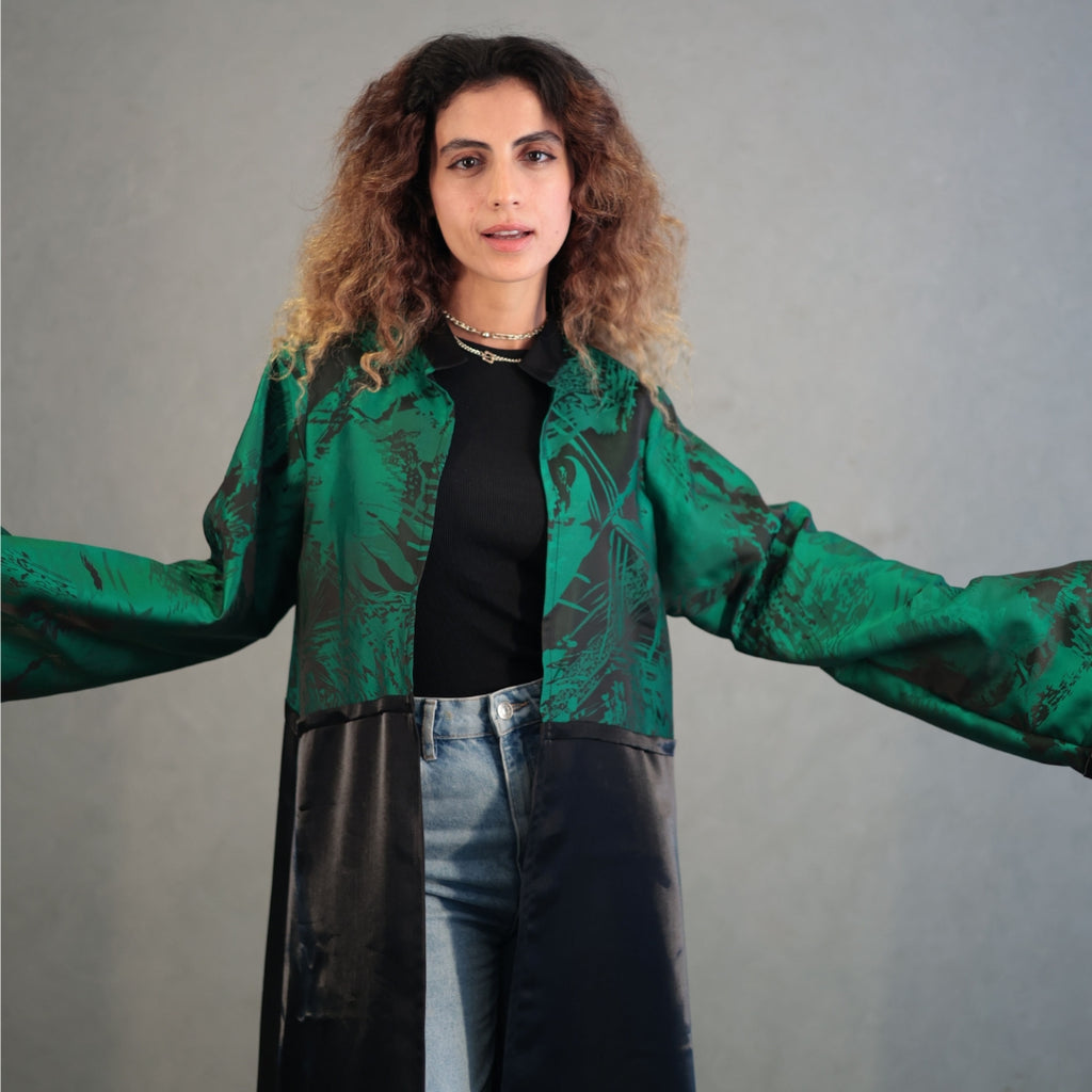 Emerald Elegance Kaftan