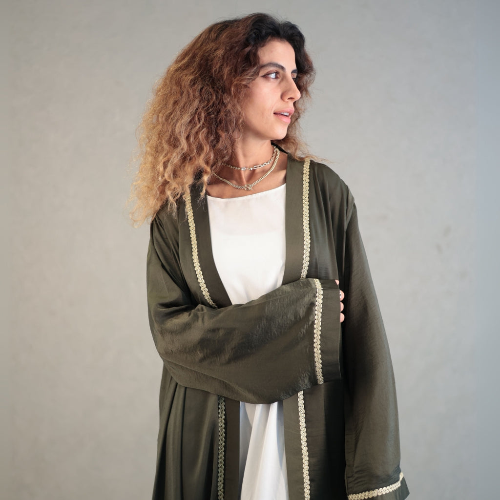 Olive Mirage Abaya