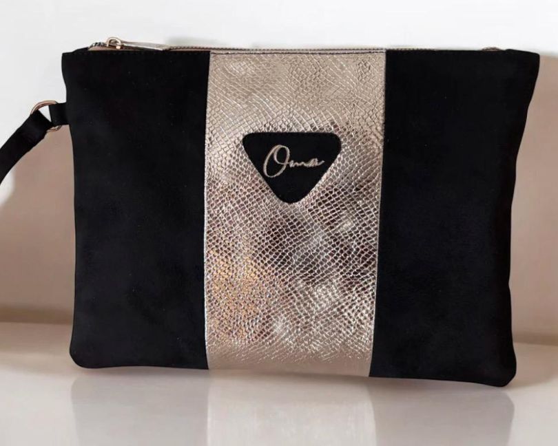 The Black & Silver Clutch