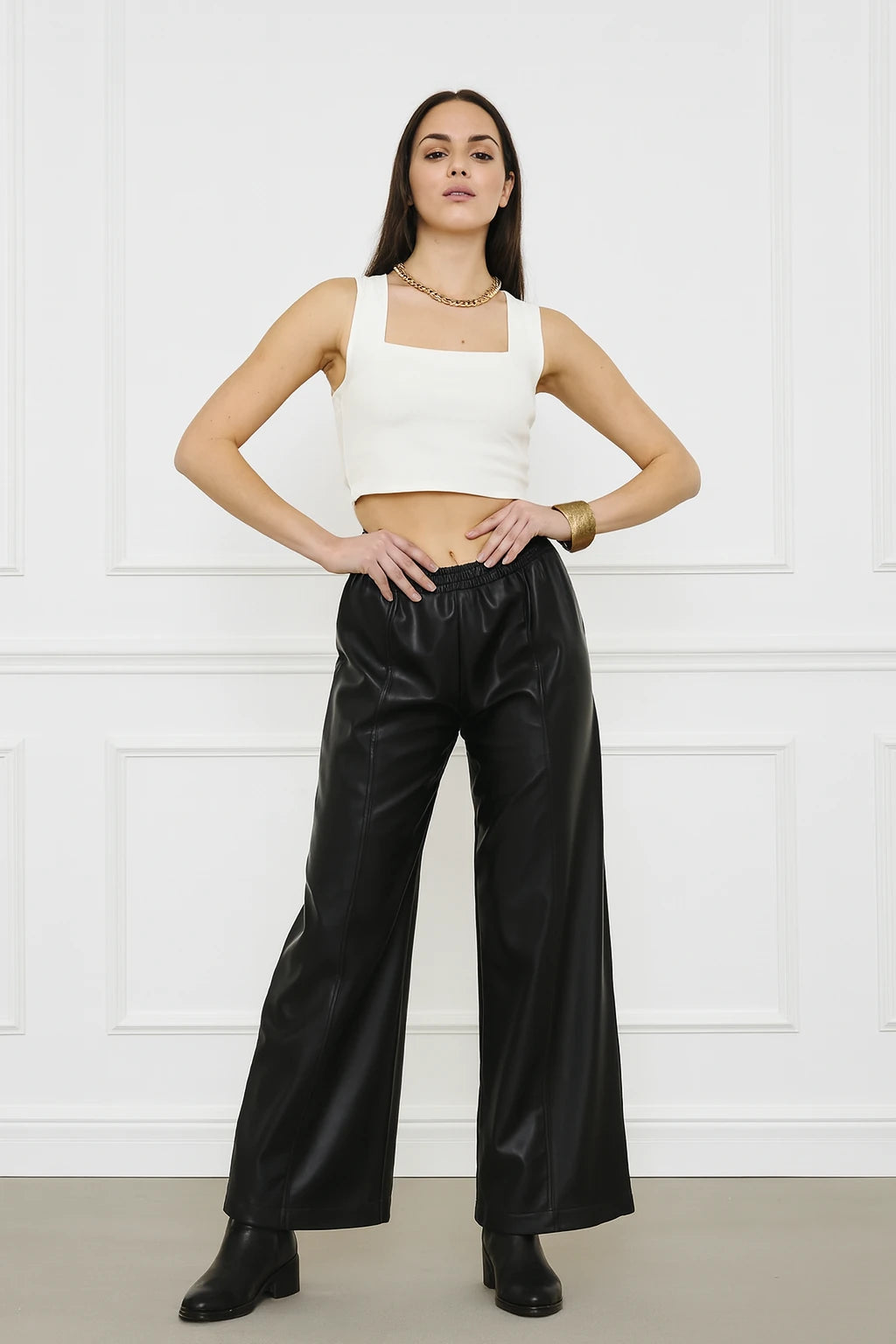 Onyx Luxe Leather Pants