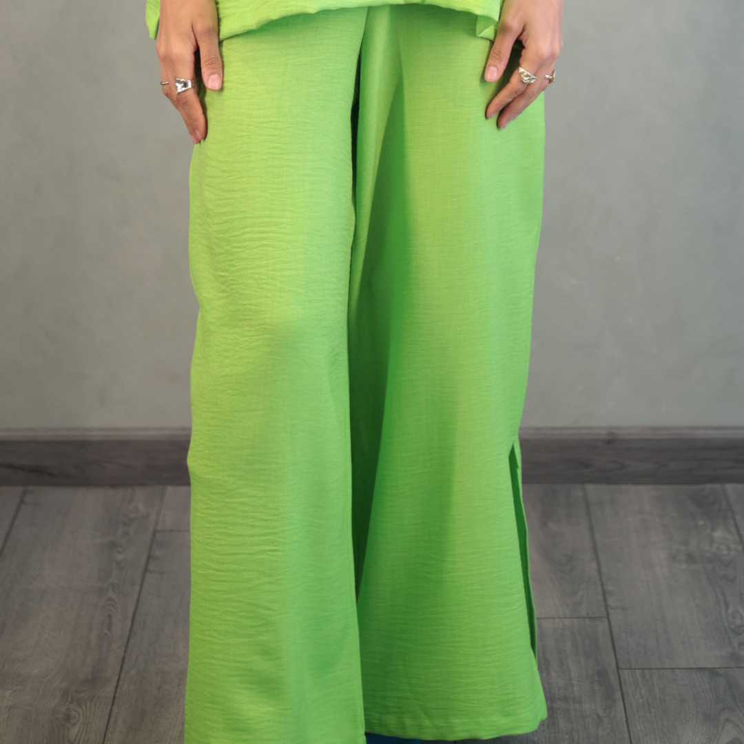 The Linen Breeze Set Kiwi Green