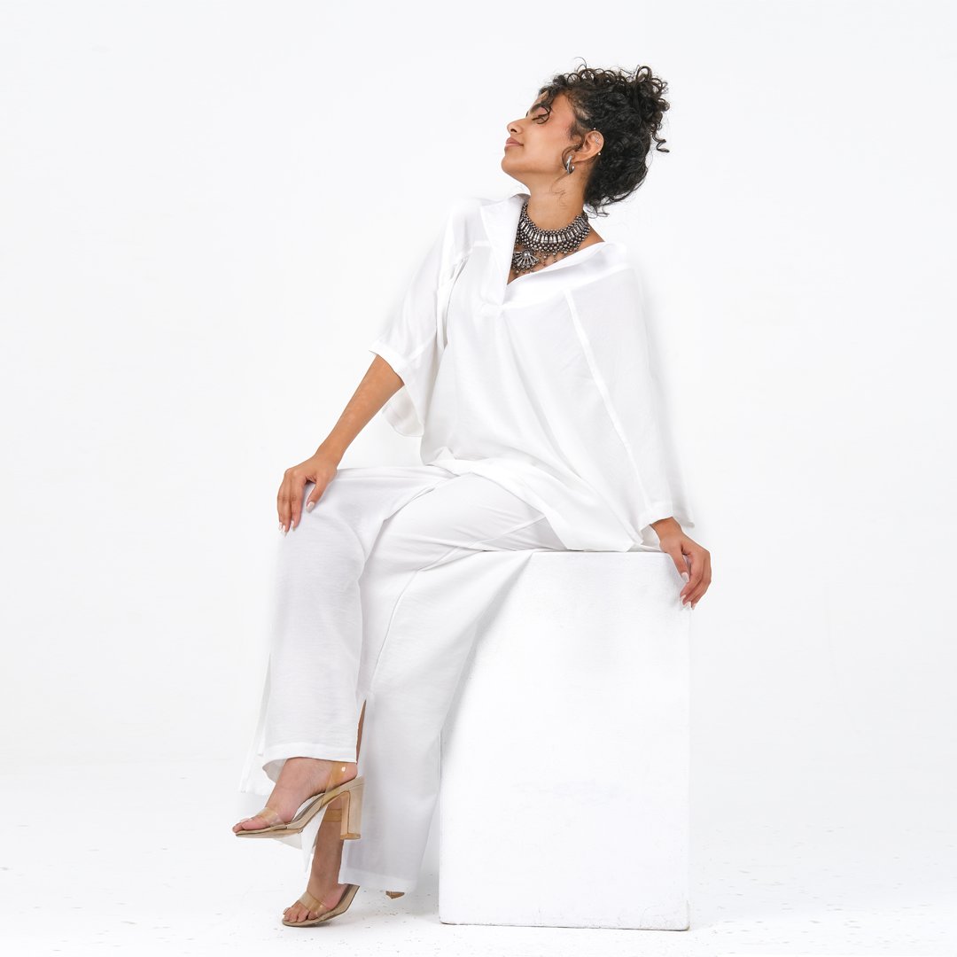 The Linen Breeze Set White