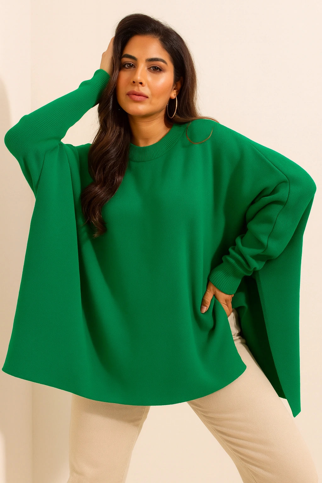 Emerald Pullover in Green