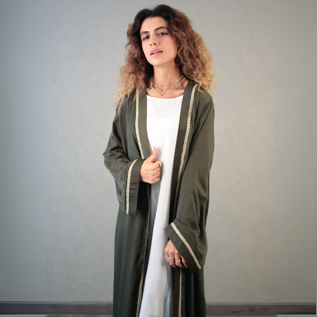Olive Mirage Abaya