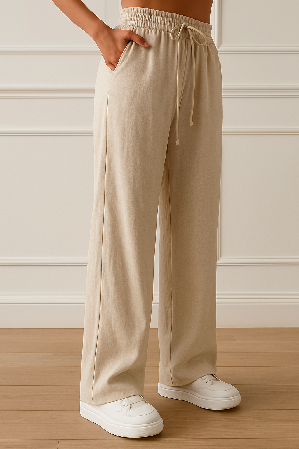 The Everyday Ease Linen Pant