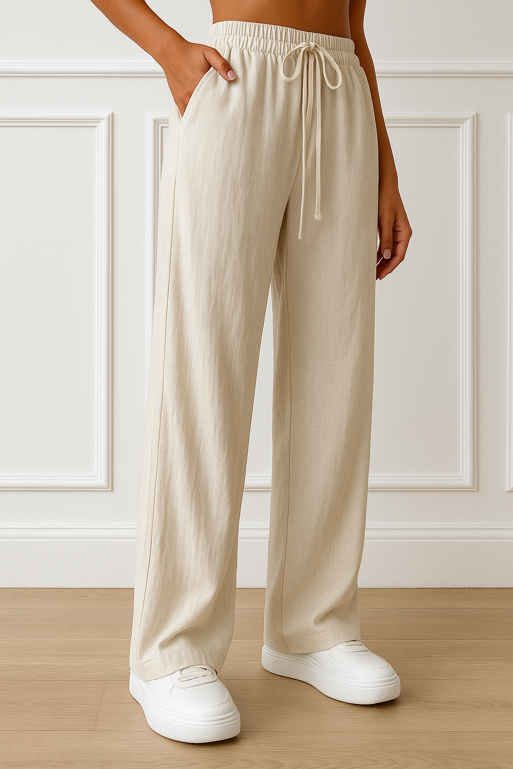 The Everyday Ease Linen Pant