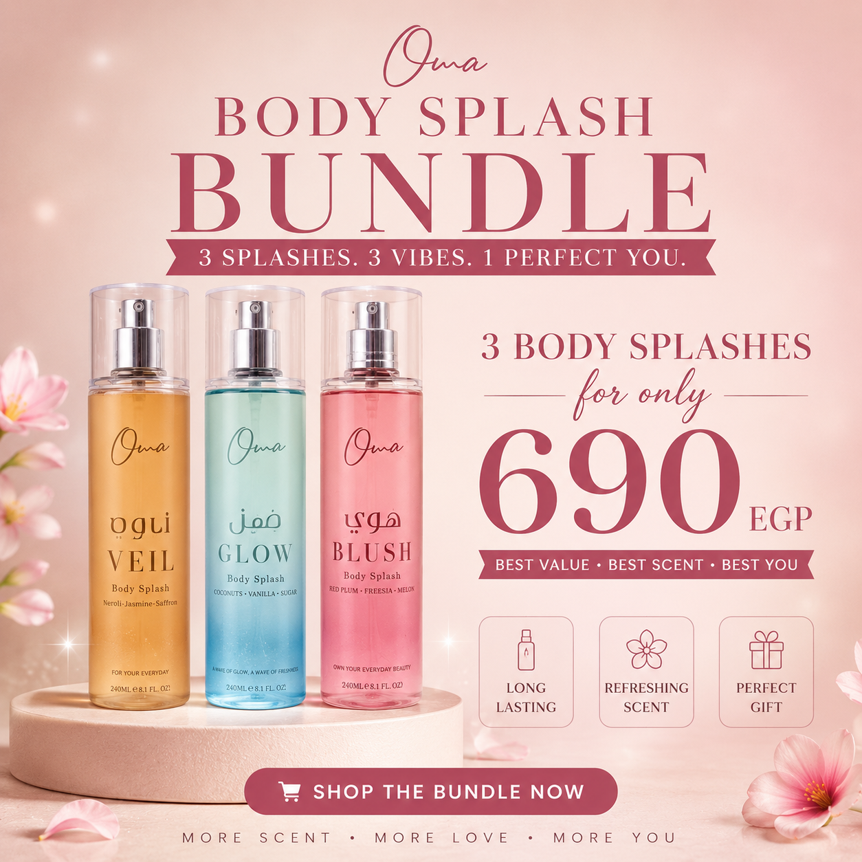 Body Splash bundle of 3