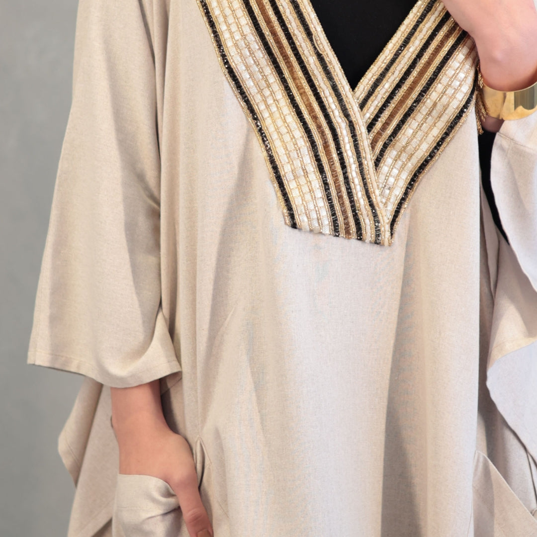 Linen and Luster Top