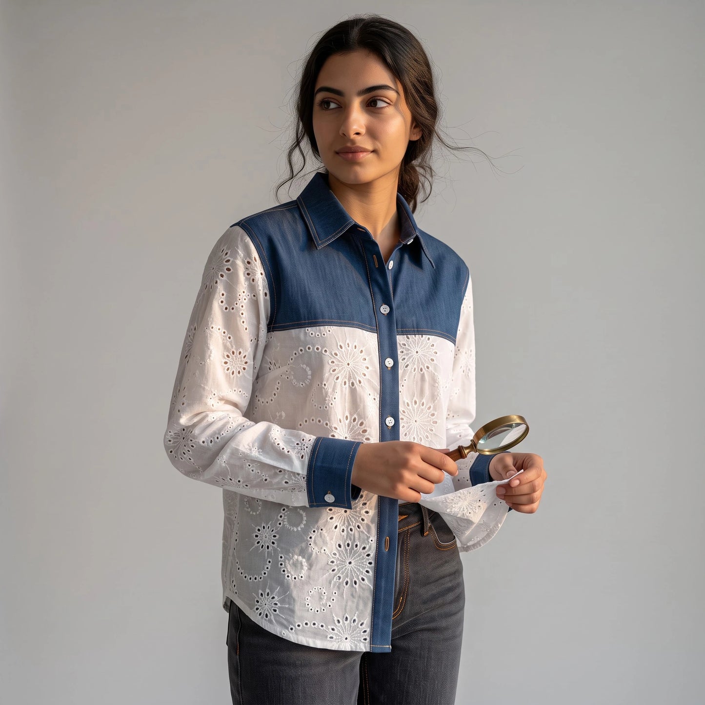 The Denim Bloom Shirt