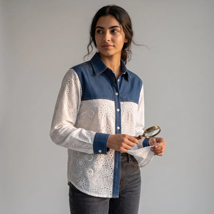 The Denim Bloom Shirt
